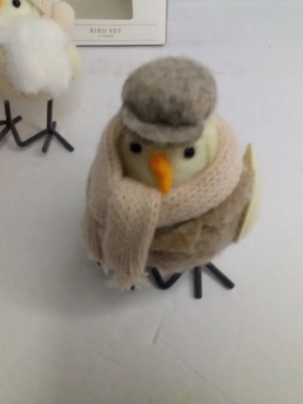 Target Workshop Featherly Friends 3 Bird Set Snowy White Holiday Christmas